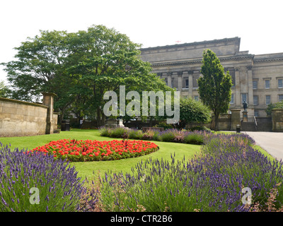 St John`s Gardens with George Hall in Liverpool Merseyside UK Stock Photo